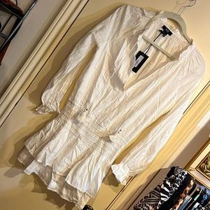 PAIGE dress cream colored dress NWT size small. Several cute details!